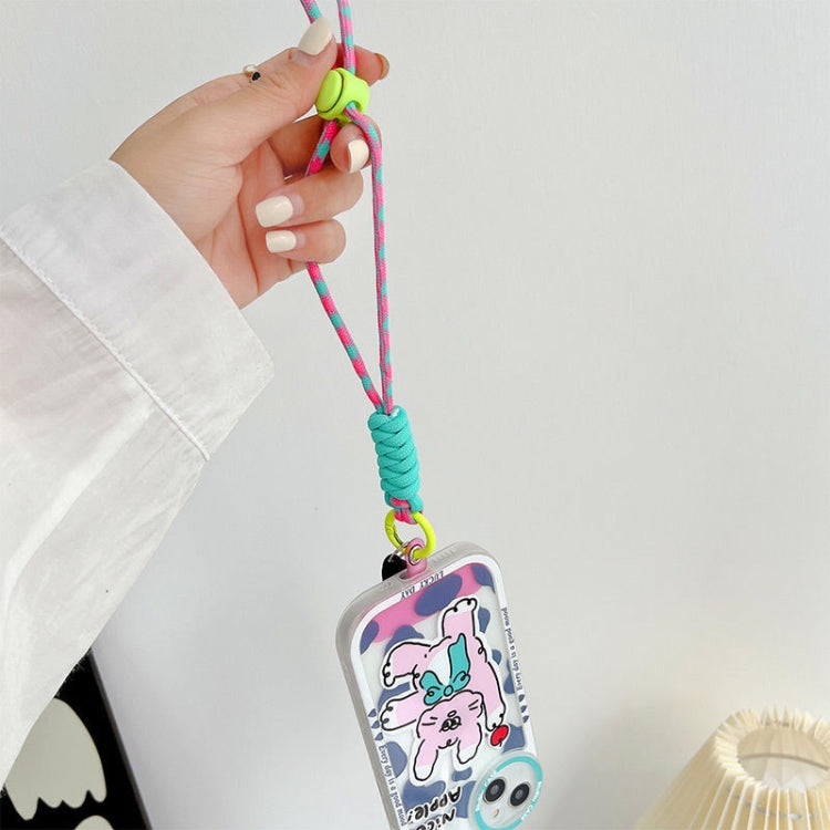 2 PCS Mobile Phone Colorful Lanyard With Patch, Ft0140, Ft0141, Ft0142, Ft0143, Ft0144, Ft0145, Ft0146, Ft0147, Ft0148