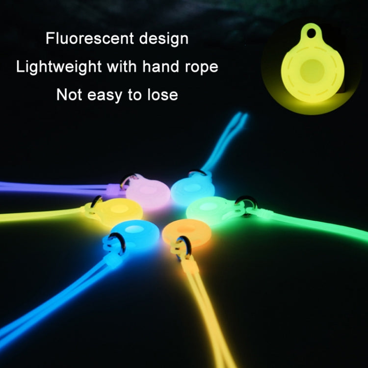 For Airtag Tracking Anti-Lost Locator Silicone Case, Mint Green, Pink, Black, Red, Yellow, Orange, Coffee, Dark Green, Denim Blue, Coral Color, Lime White, Transparent, Noon Blue, Luminous White, Luminous Orange, Luminous Pink, Luminous Yellow...