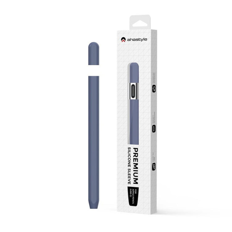 For Apple Pencil (USB-C) AhaStyle PT65-3 Silicone Same Color Protective Case