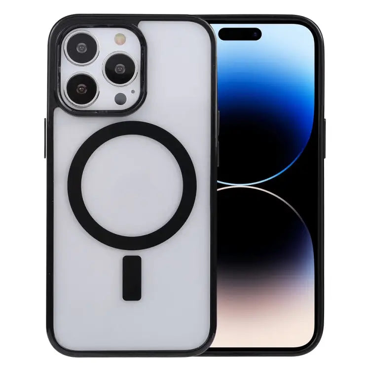 Acrylic + TPU Masafe Magnetic Phone Case For iPhone 14 For iPhone 14 Plus For iPhone 14 Pro For iPhone 14 Pro Max