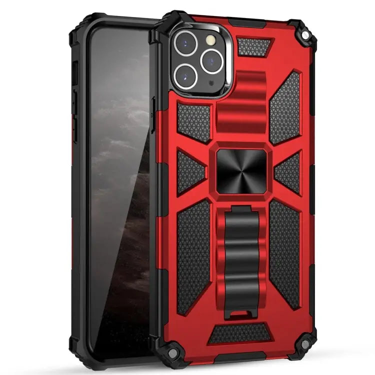 Armor Shockproof TPU + PC Magnetic Protective Case with Holder For iPhone 11 For iPhone 11 Pro For iPhone 11 Pro Max