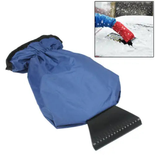 Automobile Supplies Car Snow / Ice Shovel with Protective Sleeve for Cold Winter - Blue
