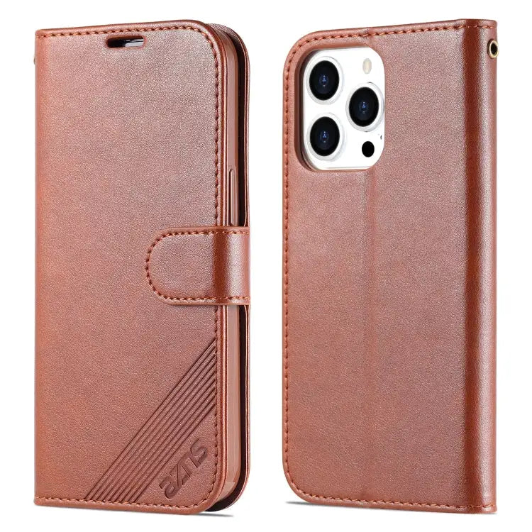 AZNS Sheepskin Texture Horizontal Flip Leather Case For iPhone 14 For iPhone 14 Plus For iPhone 14 Pro For iPhone 14