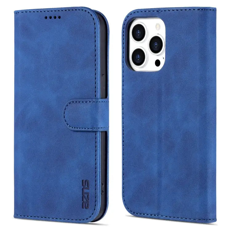 AZNS Skin Feel Calf Texture Horizontal Flip Leather Case For iPhone 14 For iPhone 14 Plus For iPhone 14 Pro For iPhone