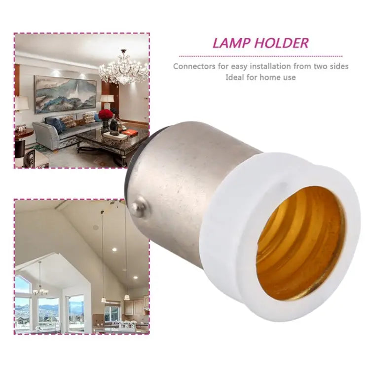 B15 to E14 Light Lamp Bulbs Adapter Converter B15 to E14 - B15 to E14