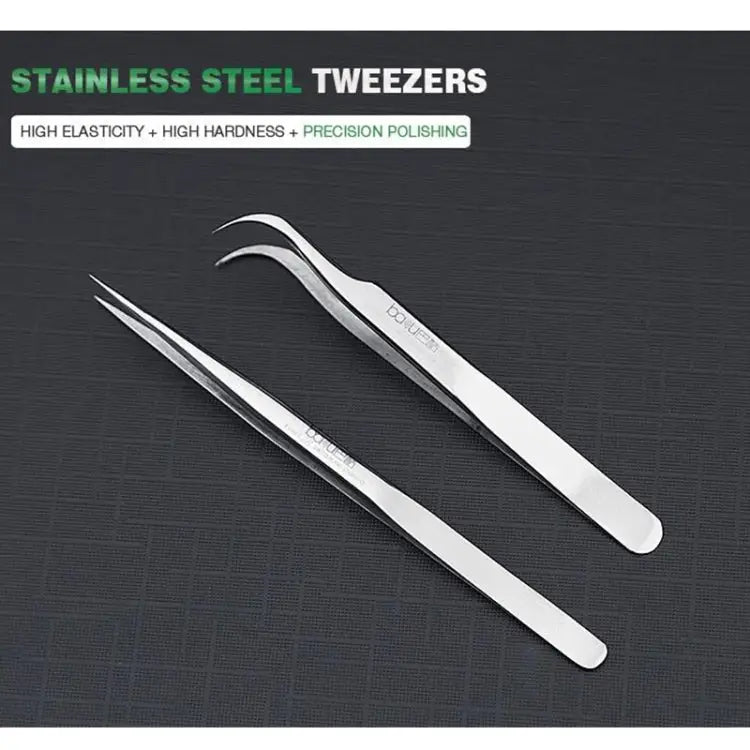 BAKU BA-i6-7-sa Stainless Steel Curved Tweezers BAKU BA-i6-7-sa (Curved) BAKU BA-i6-7-sa (Curved)