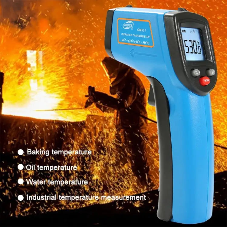 BENETECH GM531 Handheld Thermometer Cooking Digital Infrared Thermometer Measure Range: -50~530 C - GM531