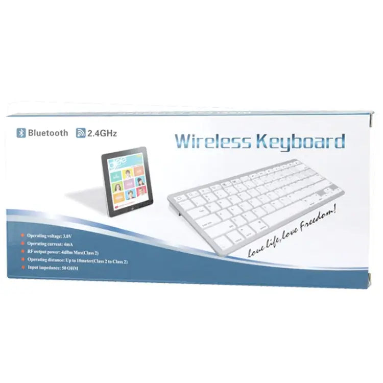 BK3001 Ultra-thin Bluetooth 3.0 ABS Keyboard for iPad Air 2 / iPAD Air / iPad 6 / iPad 5 / iPad mini 1 / 2 / 3 / New