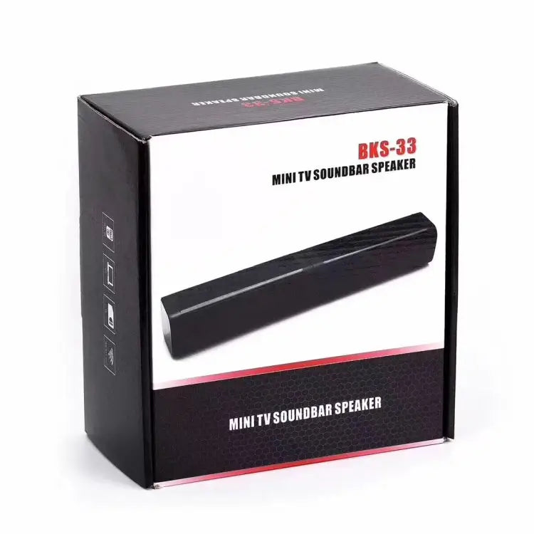 BKS-33 5.0 TV Home Wireless Soundbar Support TF Removable and Splice 3D Stereo Effect