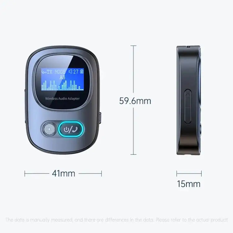 Bluetooth 5.3 Audio Adapter Receiver Transmitter MP3 Player Supports Wired Headset / TF Card T68 - T68 - Apple