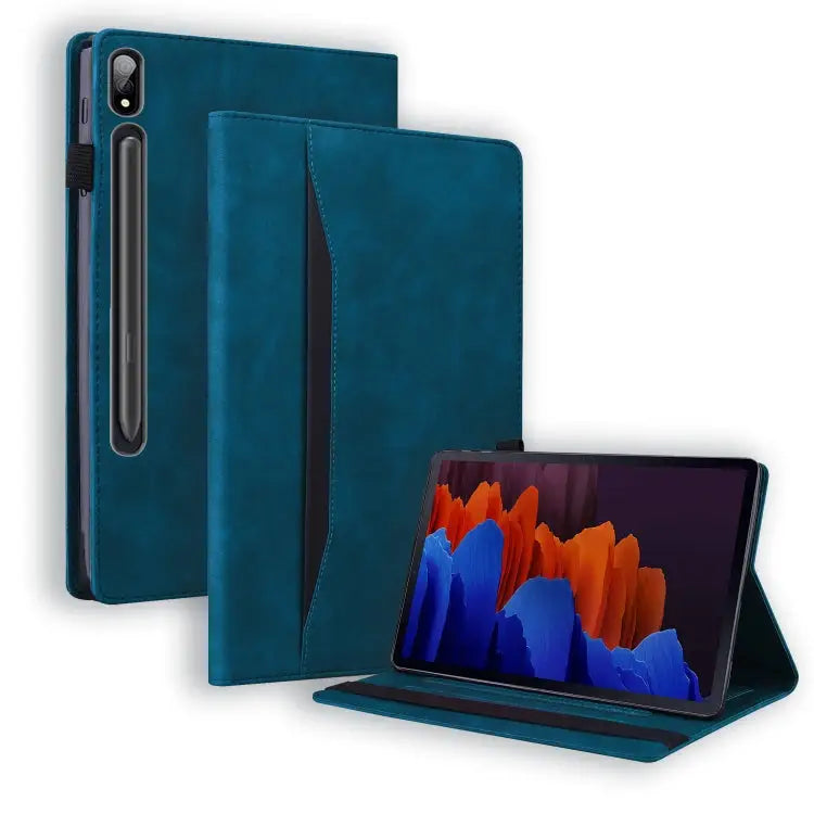 Business Shockproof Horizontal Flip Leather Case with Holder & Card Slots & Photo Frame & Pen Slot & Sleep / Wake-up