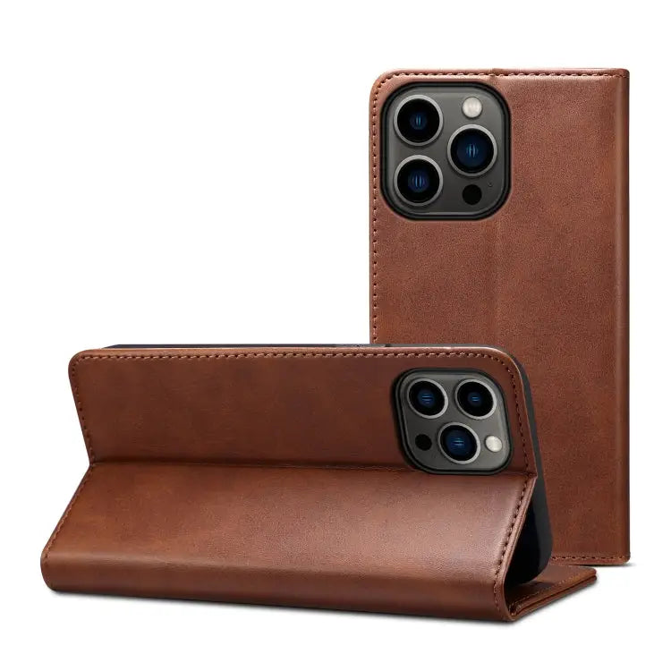 Calf Texture Horizontal Flip Leather Phone Case For iPhone 14 For iPhone 14 Plus For iPhone 14 Pro For iPhone 14 Pro