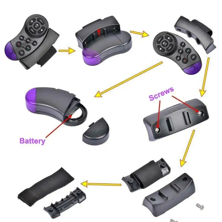 Car 11 Key Multimedia Steering Wheel Remote Controller 11 Key - 11 Key