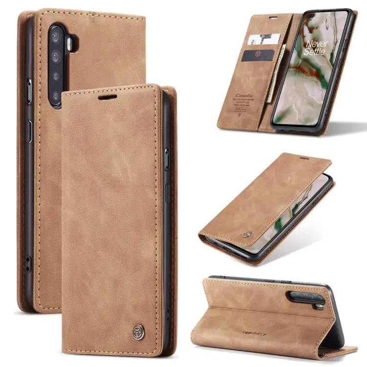 CaseMe-013 Multifunctional Retro Frosted Horizontal Flip Leather Case with Card Slot & Holder & Wallet For iPhone 12