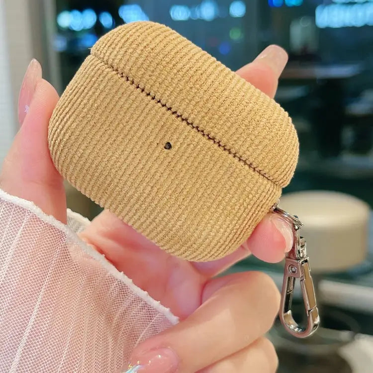 Corduroy Cloth Pattern Earphone Protective Case For AirPods Pro 2 For AirPods 3 For AirPods Pro - For AirPods Pro