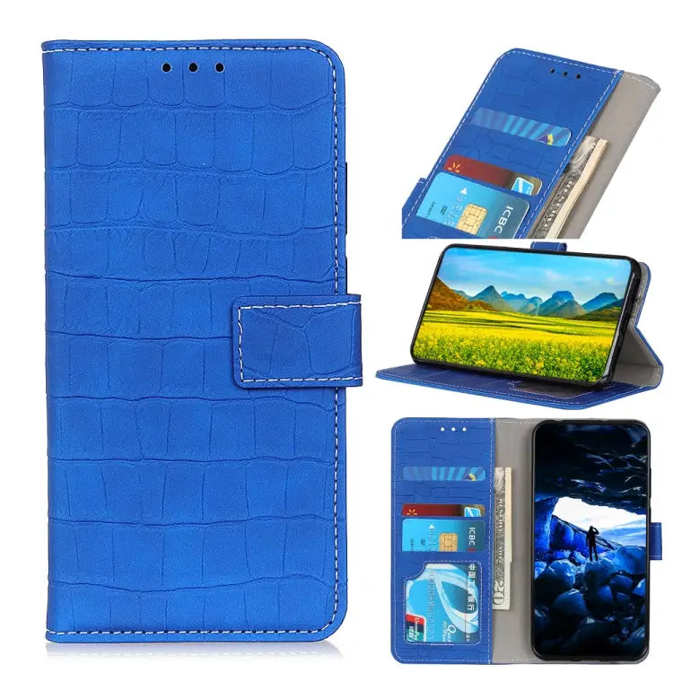 Crocodile Texture Horizontal Flip Leather Case with Holder & Card Slots & Wallet For iPhone SE 2022 / SE 2020 For OPPO