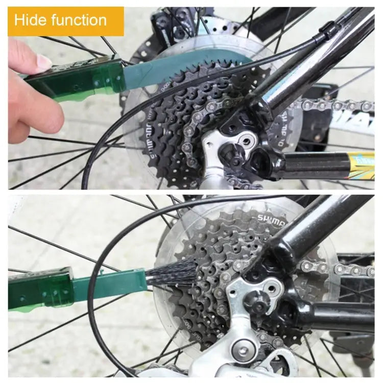 CYLION Multifunctional Quick Wash Brushes Tool kits Chain Cleaner for Bicycle 5 - 5