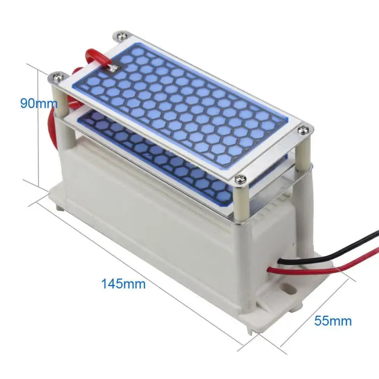 DC 12V 10G Sterilization Disinfection Odor Removal High Temperature Ceramic Plate Integrated Ozone Generator DC 12V 10G