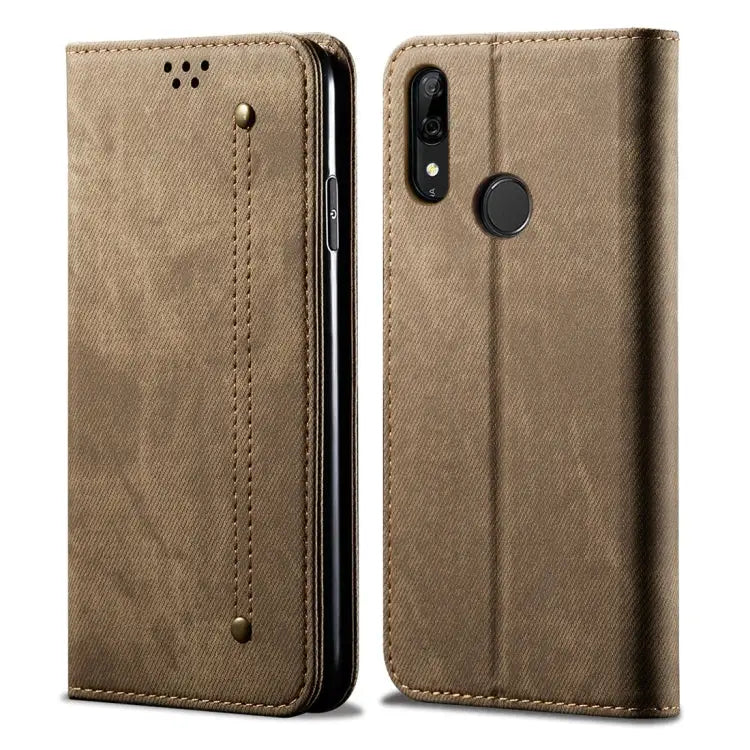 Denim Texture Casual Style Horizontal Flip Leather Case with Holder & Card Slots & Wallet For OPPO A9 / F11 For OPPO