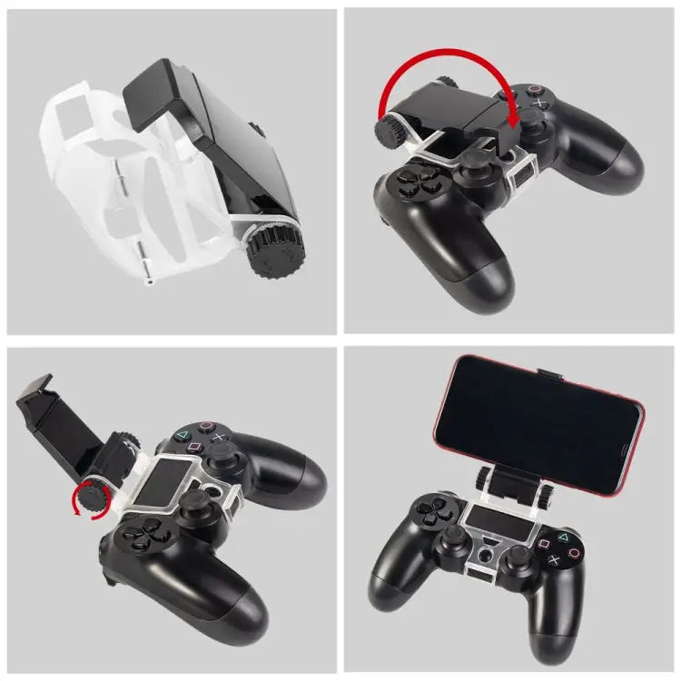 DOBE Adjustable Smart Mobile Phone Clamp Holder For PS4/Slim/Pro Controller TP4-016B - TP4-016B