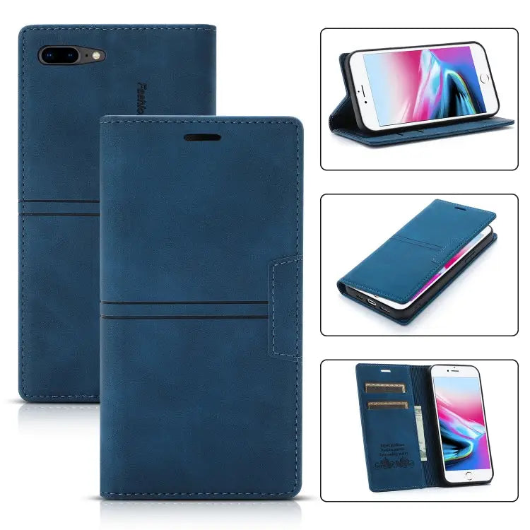 Dream Magnetic Suction Business Horizontal Flip PU Leather Case with Holder & Card Slot & Wallet For iPhone XS Max