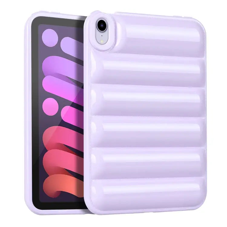 Eiderdown Cushion Shockproof Tablet Case For iPad mini 2024 / mini 6 - For iPad mini 2024 / mini 6 / Purple - Apple