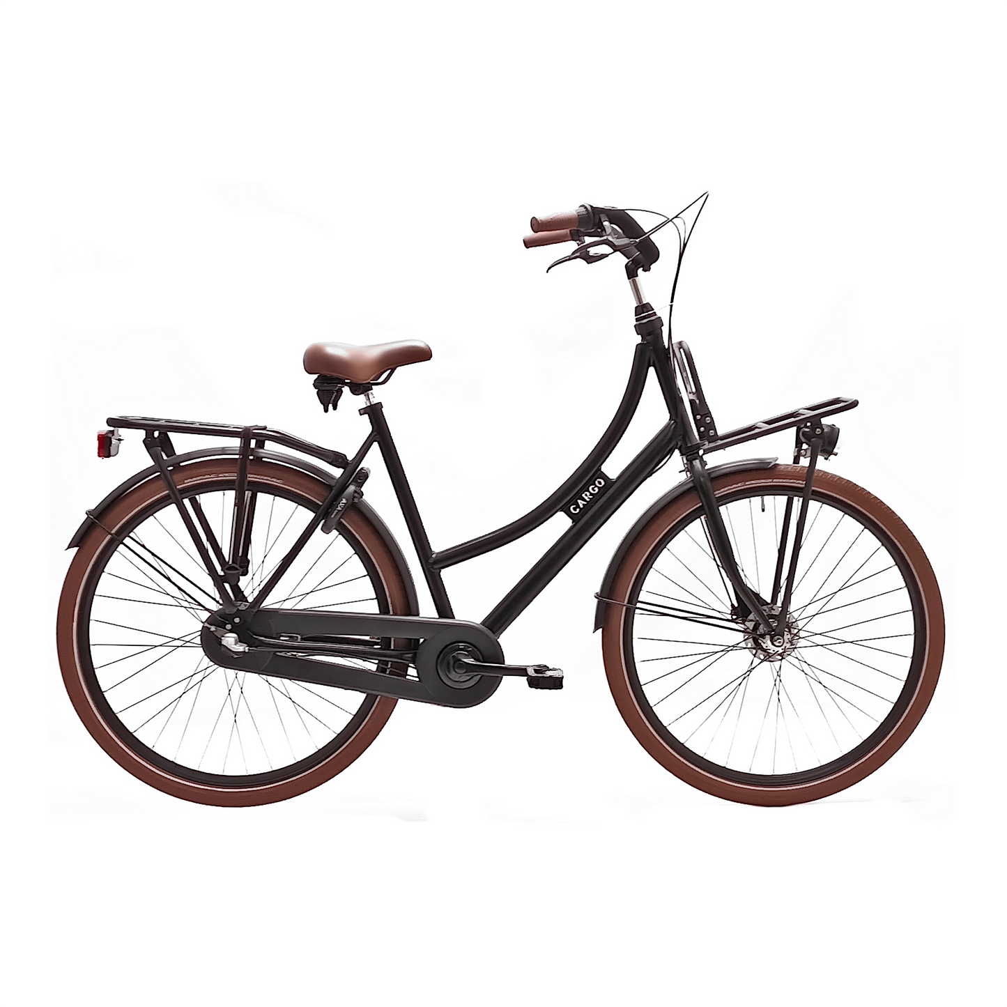 Cargo Dames 50cm R-brake Alu N3 mat-zw