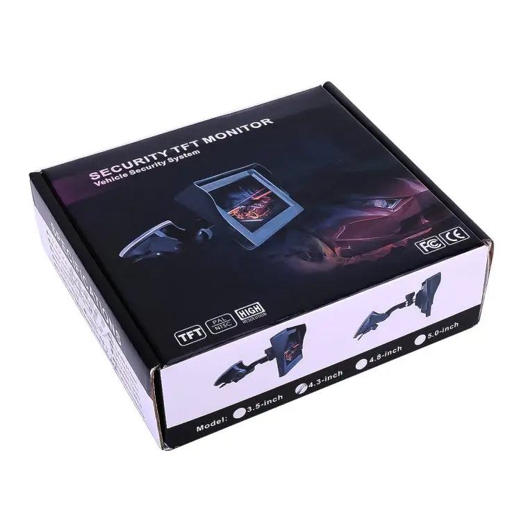 Foldable 4.3 inch Digital TFT LCD Car High Definition Monitor Support Reverse Automatic Screen Function Foldable 4.3
