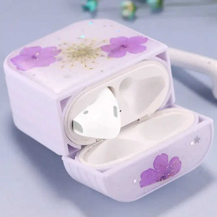 For AirPods 1 / 2 Beautiful Ladies Flowers Pattern Wireless Earphone Protective Case For AirPods 1 / 2 - For AirPods 1
