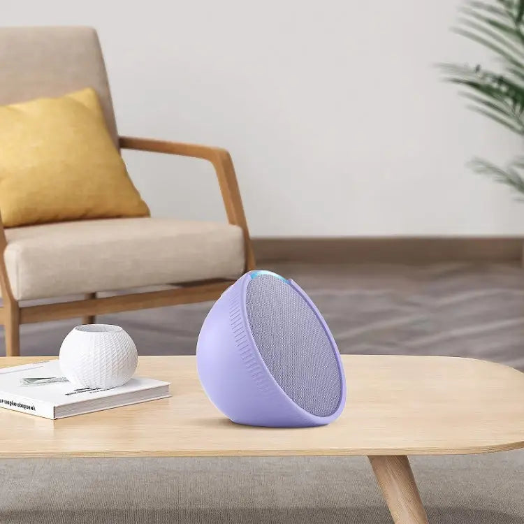For Amazon Echo Pop Smart Speaker All-Inclusive Drop-Proof Protective Cover - White - Apple Accessories