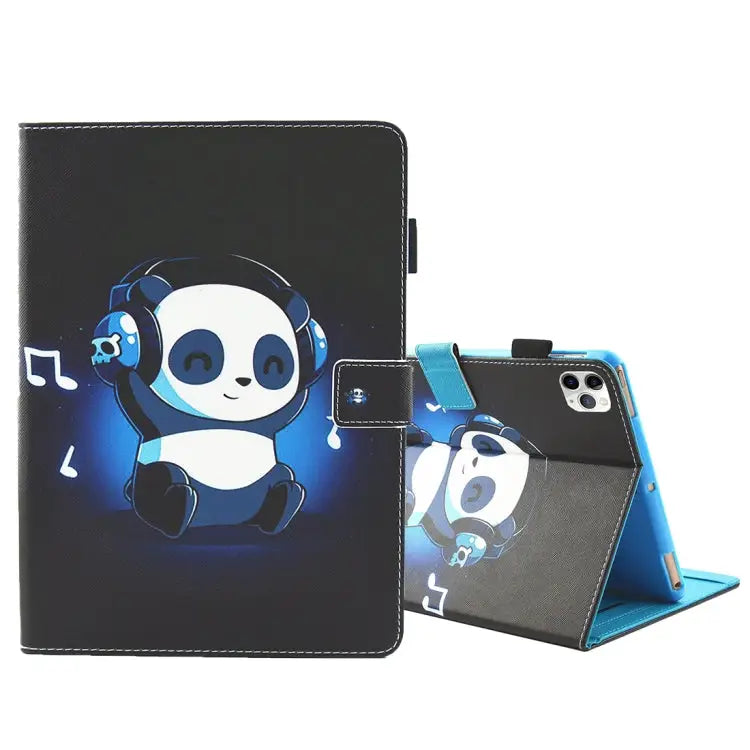 For iPad Pro 11 (2020) & (2018) Painted Pattern Tablet PC Protective Leather Case with Bracket & Card Slot & Photo