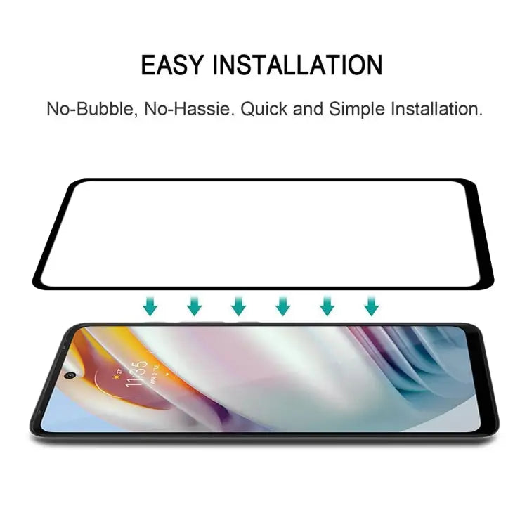 For Motorola Moto G60 / G51 / Moto G60S / G200 5G 25 PCS Full Glue Full Cover Screen Protector Tempered Glass Film