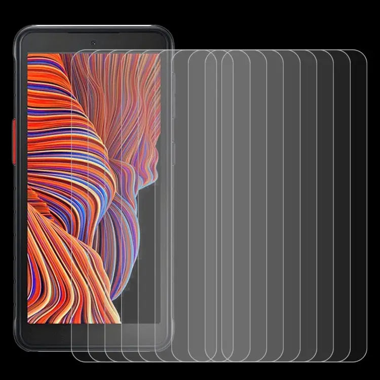 For Samsung Galaxy Xcover 5 10 PCS 0.26mm 9H Surface Hardness 2.5D Explosion-proof Tempered Glass Non-full Screen Film