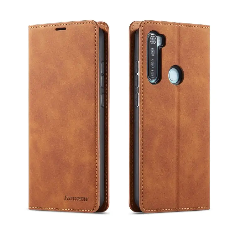 Forwenw Dream Series Oil Edge Strong Magnetism Horizontal Flip Leather Case with Holder & Card Slots & Wallet & Photo