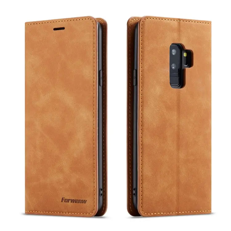 Forwenw Dream Series Oil Edge Strong Magnetism Horizontal Flip Leather Case with Holder & Card Slots & Wallet & Photo