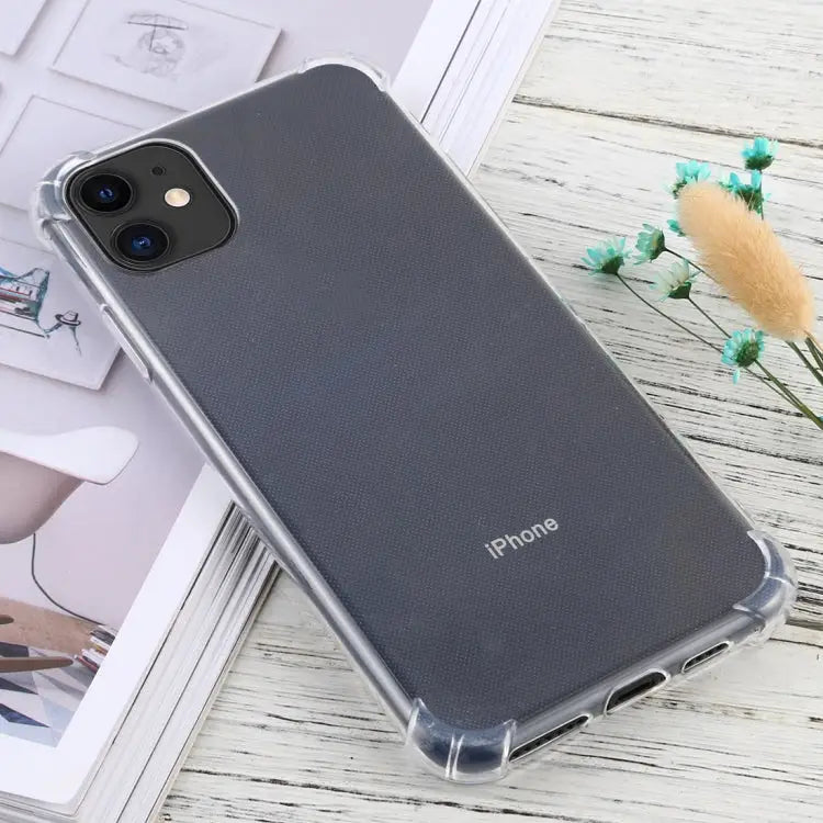 Four-Corner Anti-Drop Ultra-Thin TPU Case For iPhone 11 Pro For iPhone 11 For iPhone 11 Pro Max - For iPhone 11 - Apple
