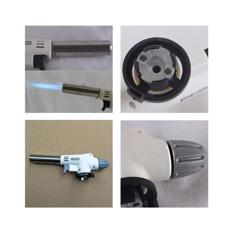 Gas Torch Flame Gun Blowtorch Cooking Soldering Butane Auto Lgnition Gas Burner Lighter Heating Welding Tools - 1