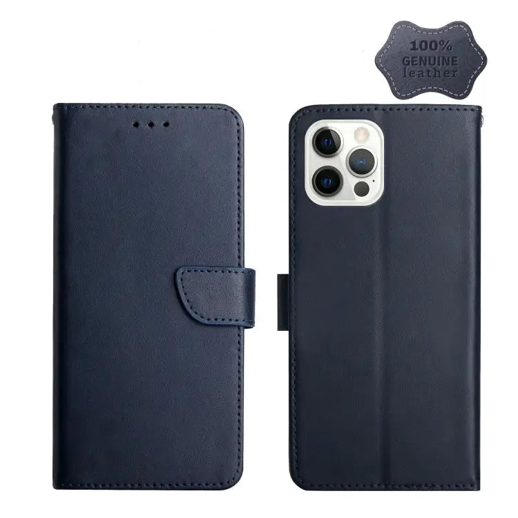 Genuine Leather Fingerprint-proof Horizontal Flip Phone Case For iPhone 7 For iPhone 7 Plus For iPhone 11 For iPhone 11