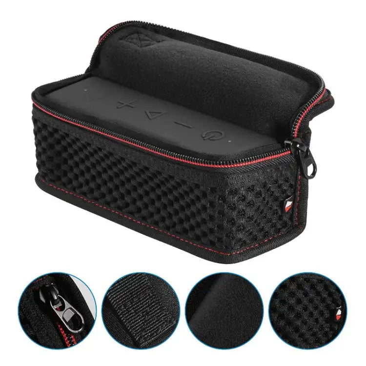 Grid Breathable Hole Speaker Storage Bag Protective Cover For Anker SoundCore Boost - For Anker SoundCore Boost