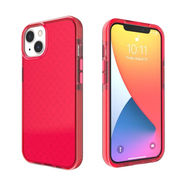Grid Pattern Shockproof Transparent TPU Phone Case For iPhone 13 Pro Max For iPhone 13 Pro For iPhone 13 For iPhone 13
