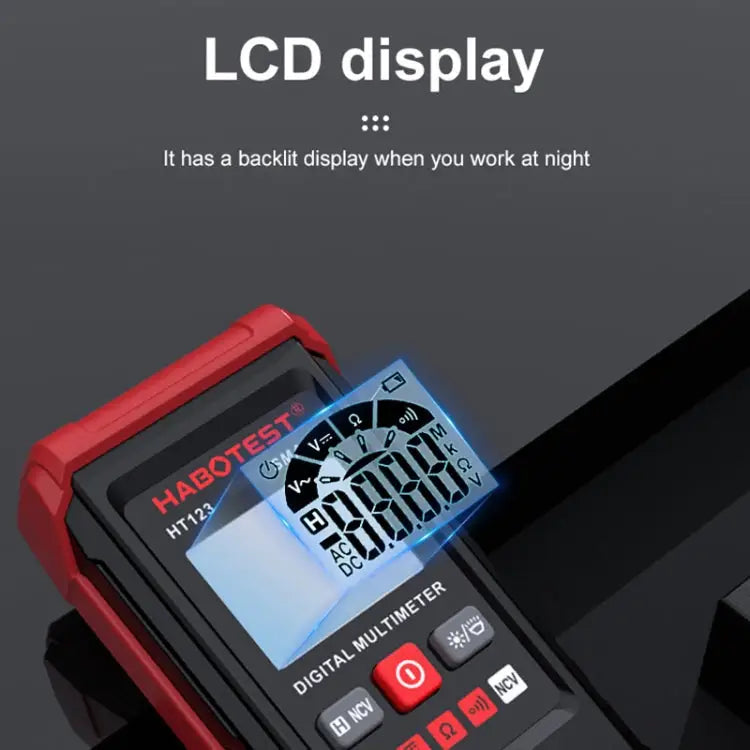 HABOTEST HT123 Mini High-precision Digital Multimeter HT123 - HT123