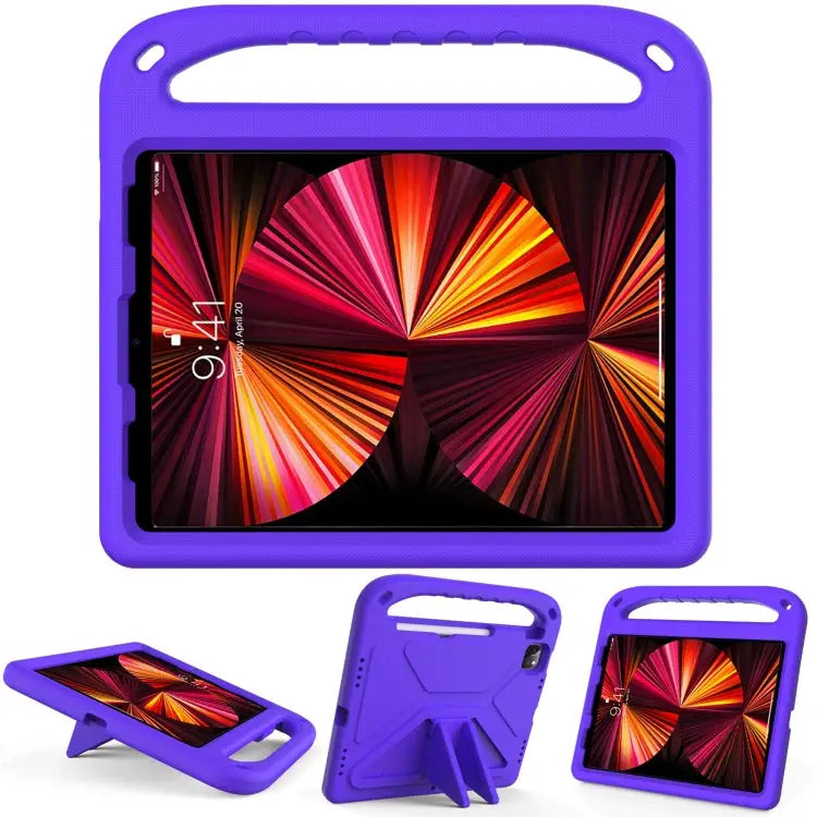 Handle Portable EVA Shockproof Protective Case with Triangle Holder For iPad 10.2 2021 / 2020 / 2019 For iPad Pro 11