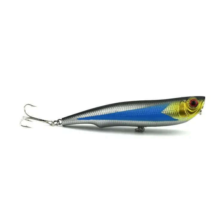 HENGJIA Artificial Fishing Lures Popper Bionic Fishing Bait with Hooks Length: 10.5 cm Random Color Delivery - Length: