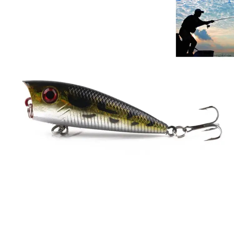 HENGJIA PO035 6cm/6g Simulation Hard Baits Fishing Lures Tackle Baits Fit Saltwater and Freshwater - PO035 5# / 5