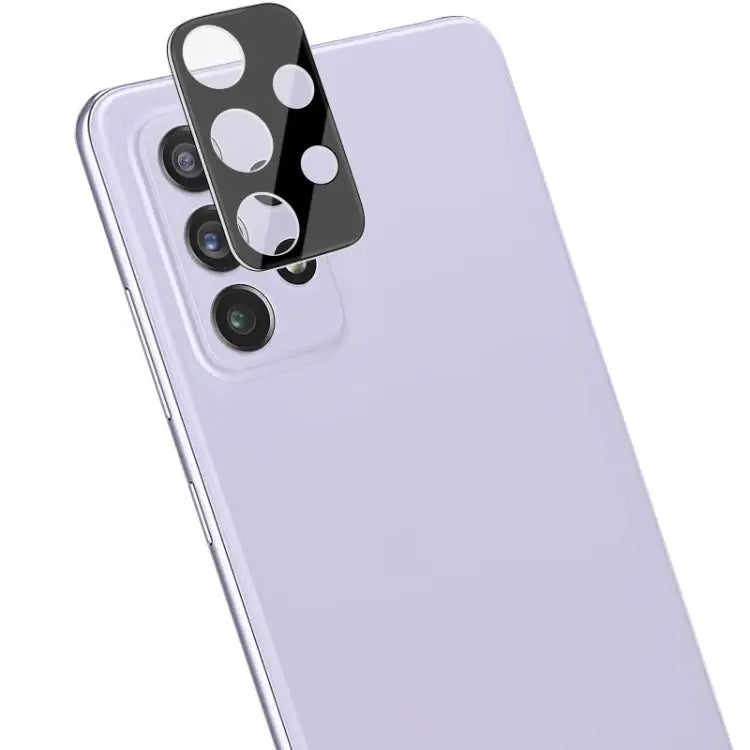 imak Integrated Rear Camera Lens Tempered Glass Film with Lens Cap Black Version - For Samsung Galaxy A73 - Samsung