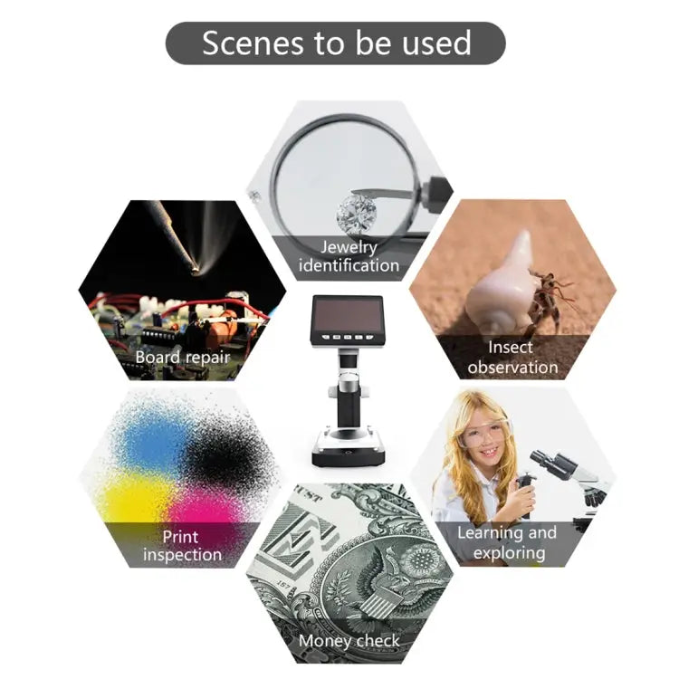 inskam306 1080P 4.3 inch Display Screen HDMI Port HD Digital Microscope inskam306 - inskam306