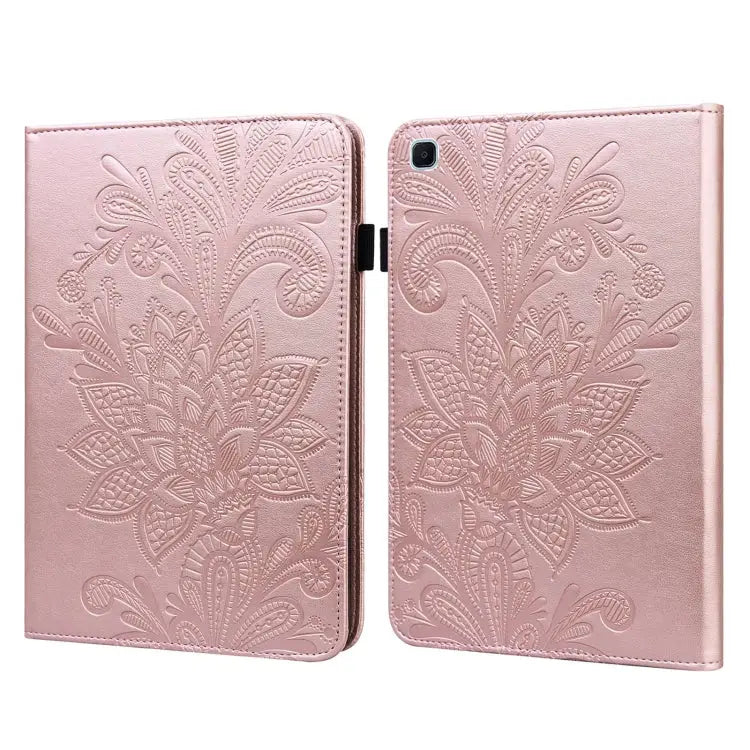 Lace Flower Embossing Pattern Horizontal Flip Leather Case with Holder & Card Slots & Wallet & Photo Frame & Sleep