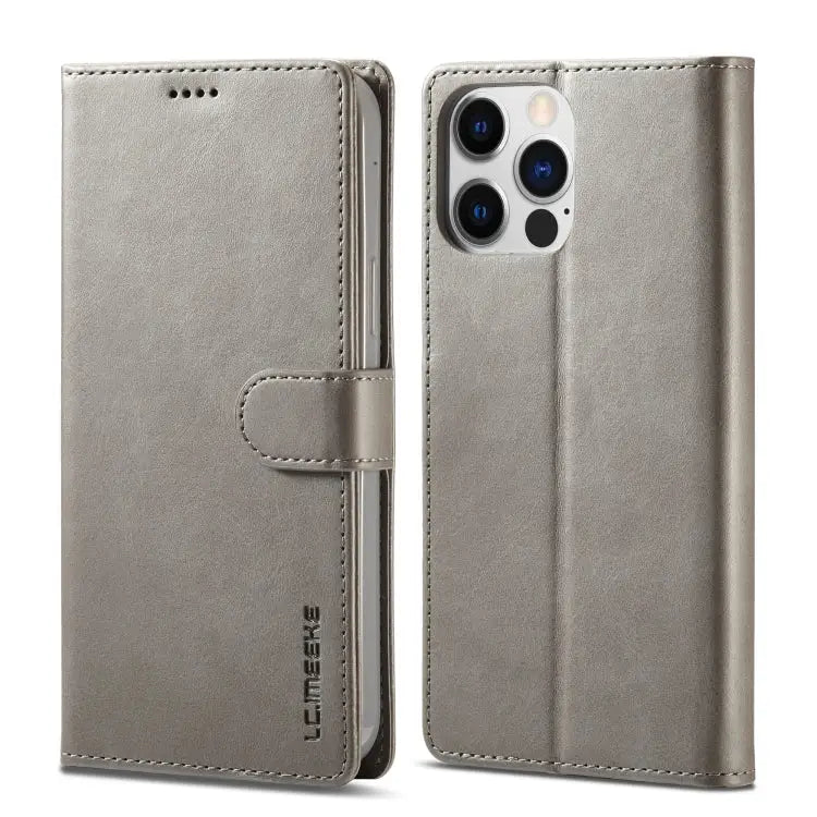 LC.IMEEKE Calf Texture Horizontal Flip Leather Case For iPhone 14 For iPhone 14 Plus For iPhone 14 Pro For iPhone 14