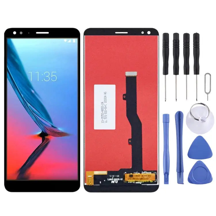 LCD Screen and Digitizer Full Assembly for ZTE Blade V9 V0900 For ZTE Blade V9 - For ZTE Blade V9 / Black