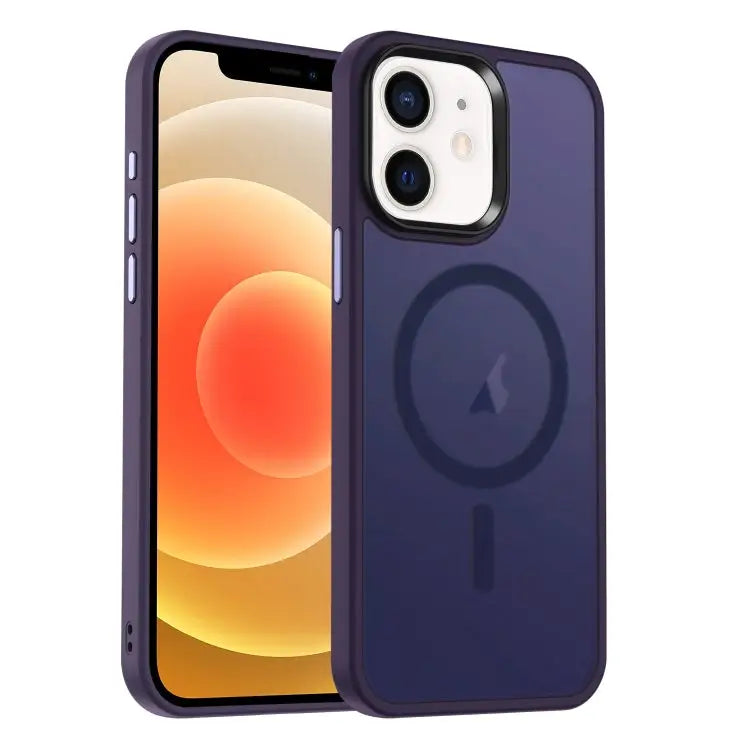 MagSafe Magnetic Skin Feel Frosted Phone Case For iPhone 13 Pro For iPhone 13 For iPhone 12 - For iPhone 12 / Dark